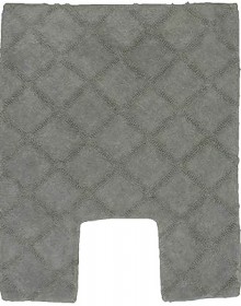 Carpet for bathroom Indian Handmade Network RIS-BTH-5244 GREY - высокое качество по лучшей цене в Украине.